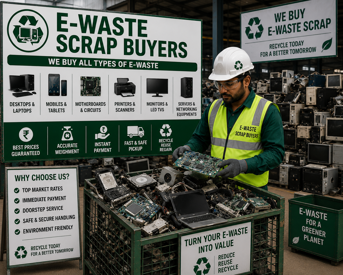 Jagdambe Scrap Traders E-Waste Scrap Buyers